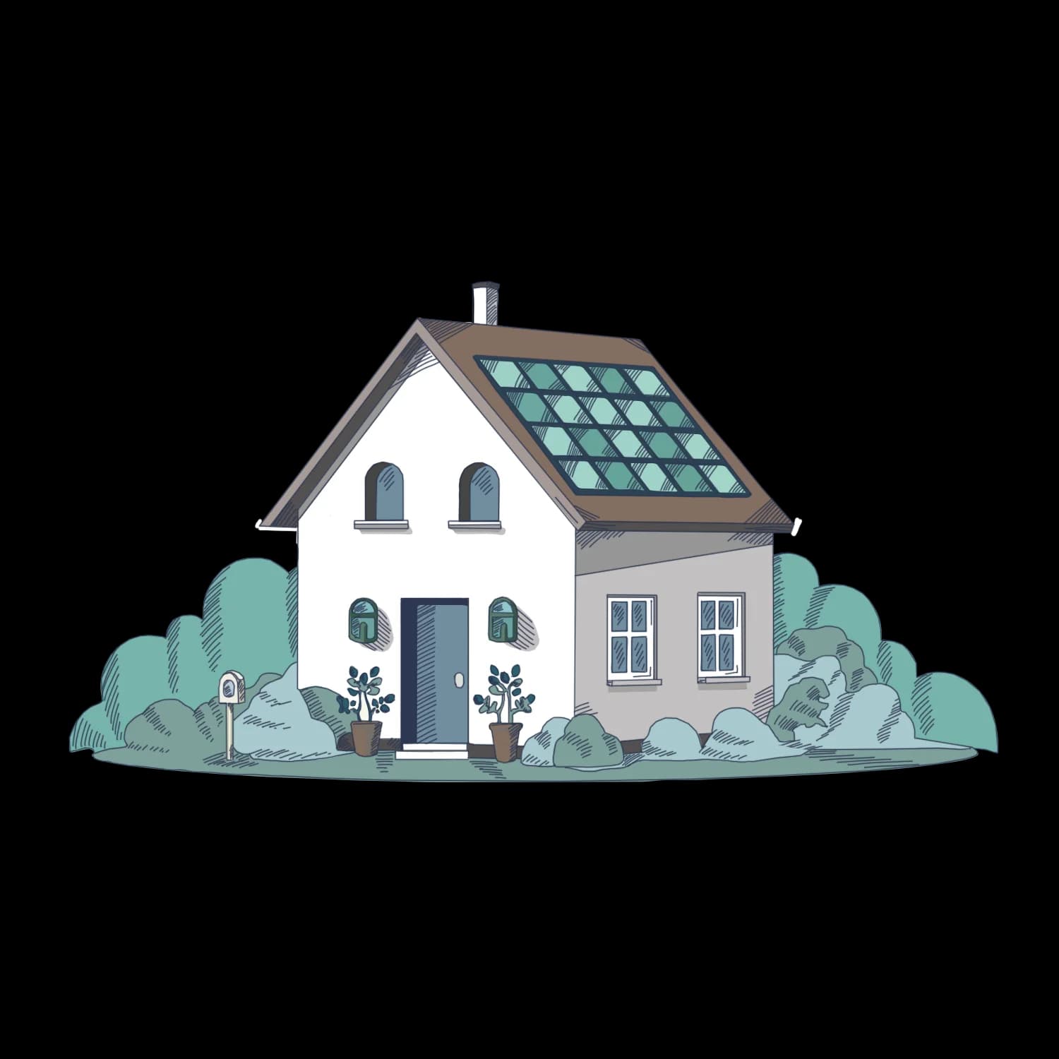 Dom ekologiczny z panelami słonecznymi - kredyt eko